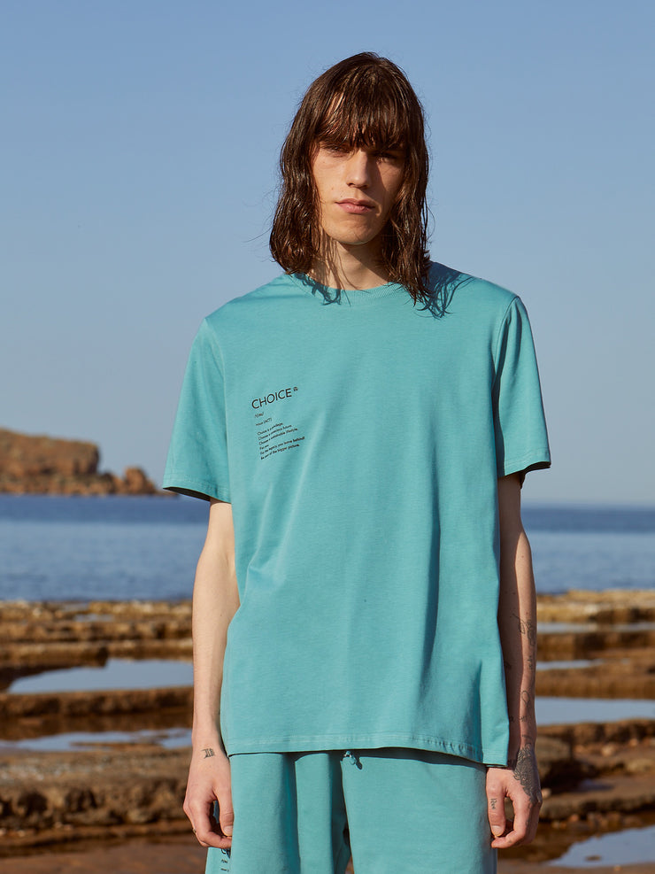 T-shirt με τύπωμα "CHOICE" | Blue Marble Tree